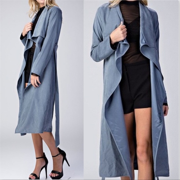 DUSTY BLUE DUSTER - Picture 3 of 3